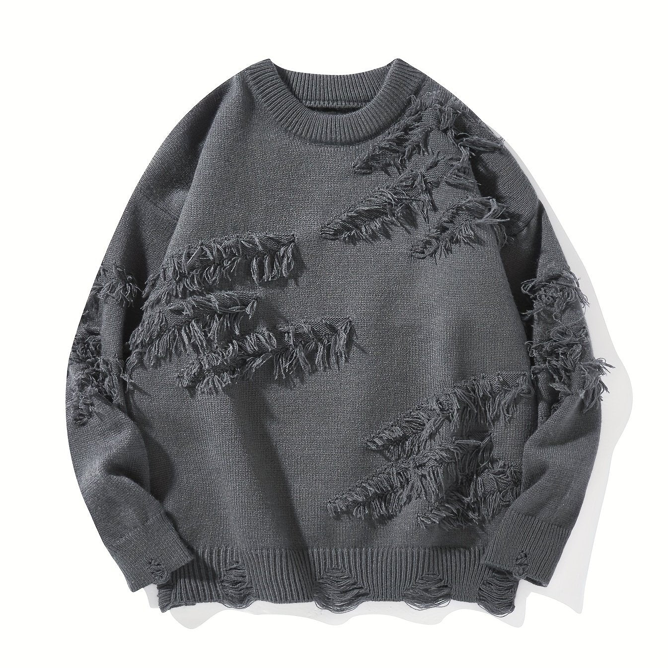 Offset Knit Sweater