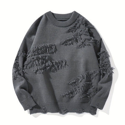 Offset Knit Sweater
