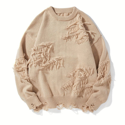 Offset Knit Sweater