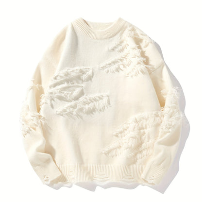 Offset Knit Sweater
