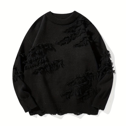 Offset Knit Sweater