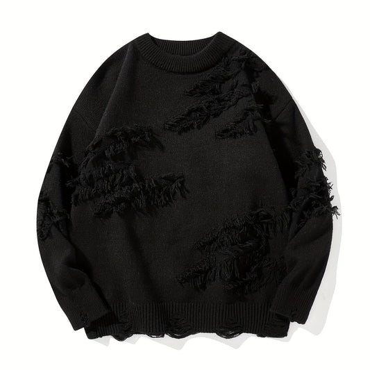 Offset Knit Sweater